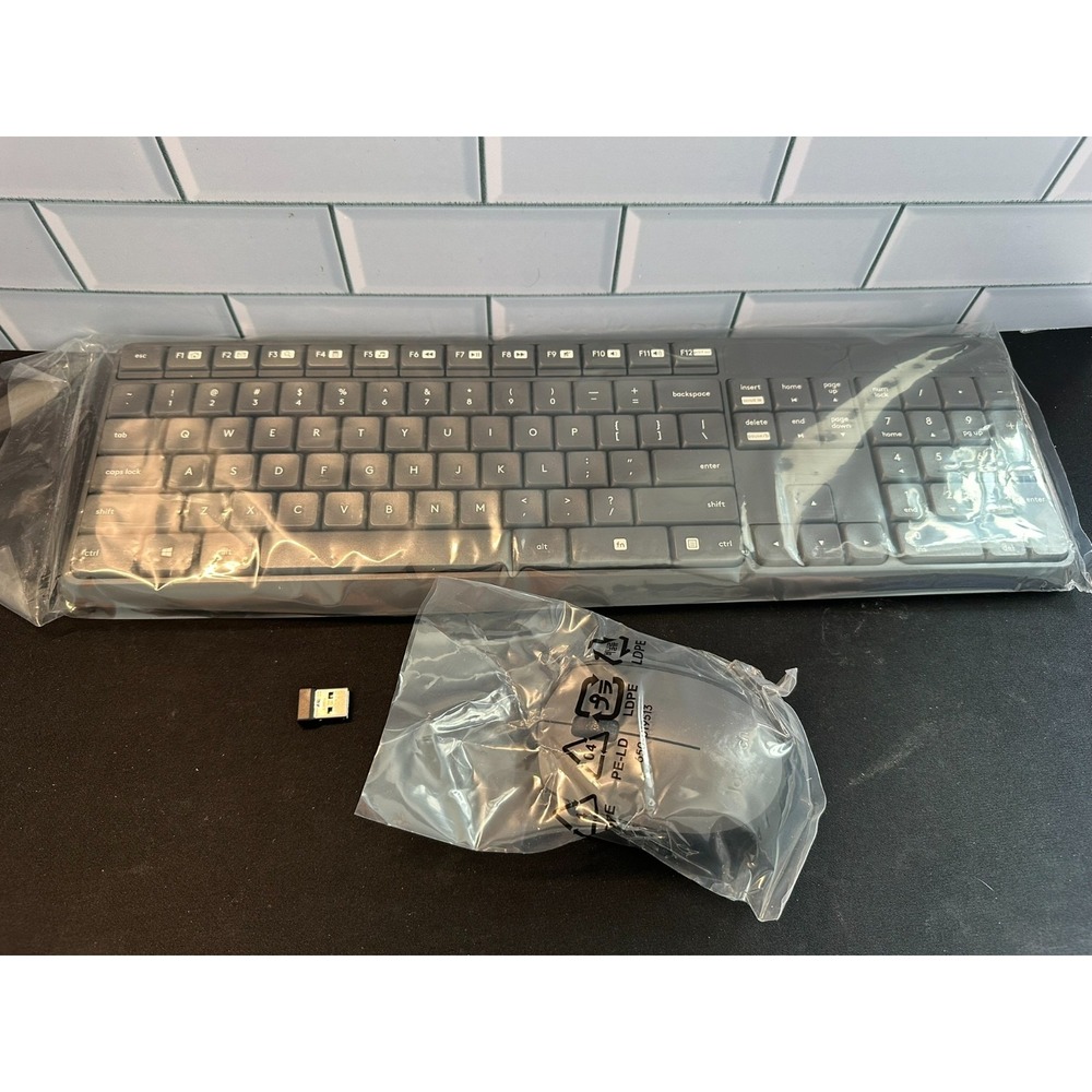 Logitech MK235 Wireless Keyboard and Mouse Combo for PC